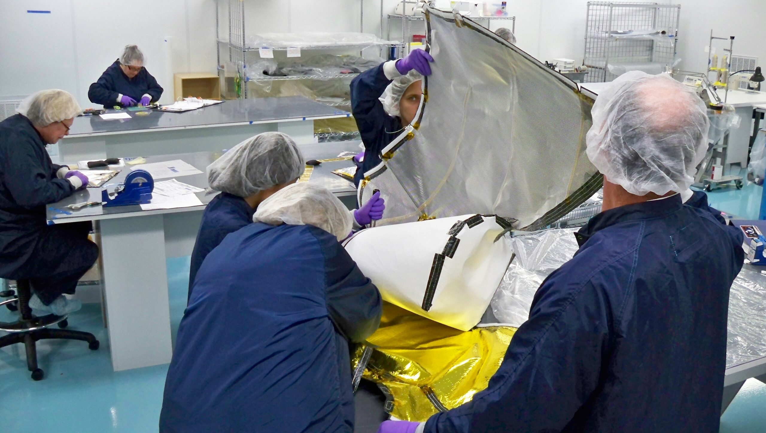 In process of high temperature plume shield